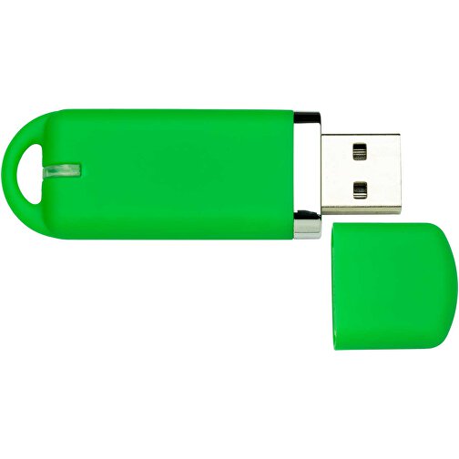 USB-Stick Focus Matt 2.0 32GB , Promo Effects MB , grün MB , 32 GB , Kunststoff MB , 3 - 10 MB/s MB , , Bild 3