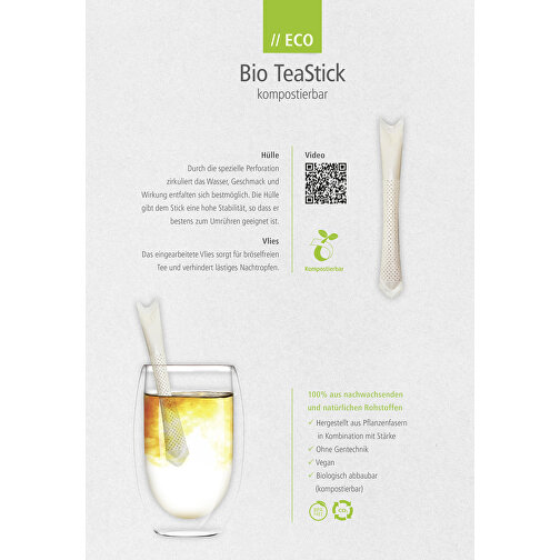 Bio TeaStick - Weihnachts-Tee - Individ. Design , Bio Folie, kompostierbar + Papier, 2,70cm x 1,50cm x 15,80cm (Länge x Höhe x Breite), Bild 6