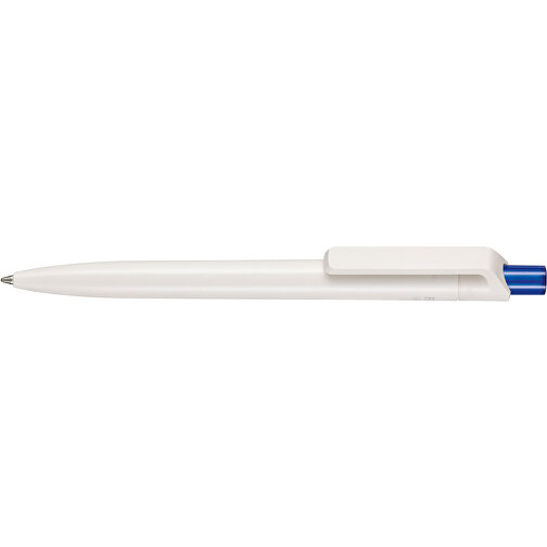 Kugelschreiber BIO-INSIDER , Ritter-Pen, weiß bio/royal-blau TR/FR, ABS-Kunststoff, 14,20cm (Länge), Bild 3