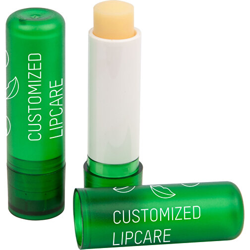 Veganer Lippenpflegestift 'Lipcare Original LipNature' , grün, Kunststoff, 6,90cm (Höhe), Bild 1