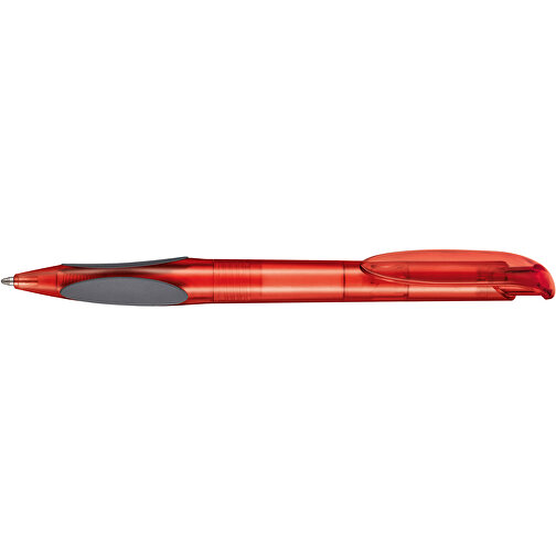 Kugelschreiber Atmos Frozen , Ritter-Pen, feuer-rot TR/FR, ABS-PP-Kunststoff, 14,50cm (Länge), Bild 3