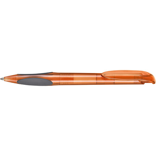 Kugelschreiber Atmos Frozen , Ritter-Pen, clementine-orange TR/FR, ABS-PP-Kunststoff, 14,50cm (Länge), Bild 3