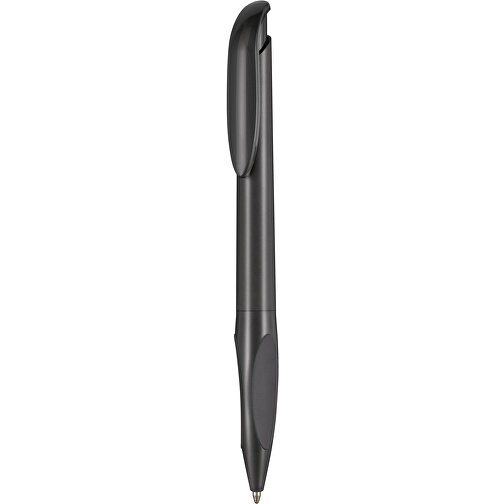 Kugelschreiber ATMOS , Ritter-Pen, dunkel grau, ABS-PP-Kunststoff, 14,50cm (Länge), Bild 1