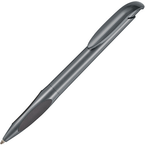 Kugelschreiber ATMOS , Ritter-Pen, stein-grau, ABS-PP-Kunststoff, 14,50cm (Länge), Bild 2