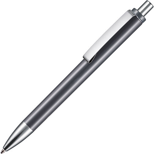 Kugelschreiber EXOS M , Ritter-Pen, dunkelgrau, ABS u. Metall, 14,10cm (Länge), Bild 2