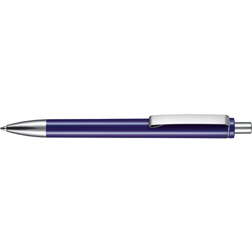 Kugelschreiber EXOS M , Ritter-Pen, nacht-blau, ABS u. Metall, 14,10cm (Länge), Bild 3