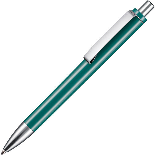 Kugelschreiber EXOS M , Ritter-Pen, petrol-türkis, ABS u. Metall, 14,10cm (Länge), Bild 2