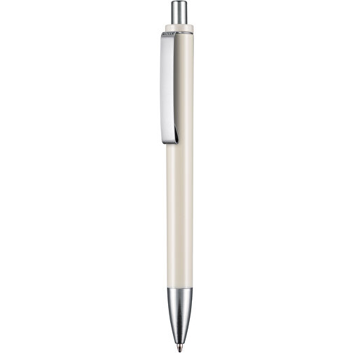Kugelschreiber EXOS M , Ritter-Pen, elfenbein, ABS u. Metall, 14,10cm (Länge), Bild 1
