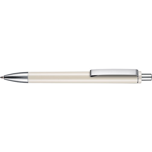 Kugelschreiber EXOS M , Ritter-Pen, elfenbein, ABS u. Metall, 14,10cm (Länge), Bild 3