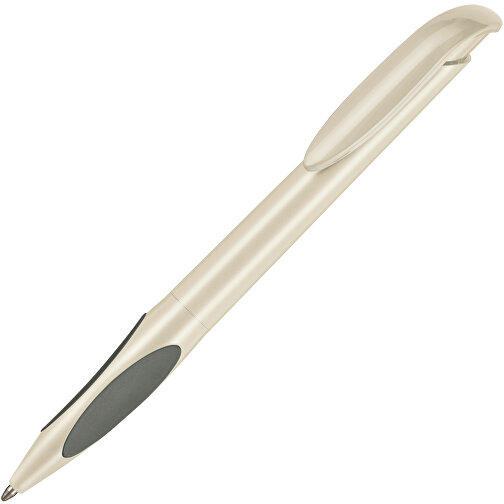 Kugelschreiber ATMOS , Ritter-Pen, elfenbein/sienna, ABS-PP-Kunststoff, 14,50cm (Länge), Bild 2