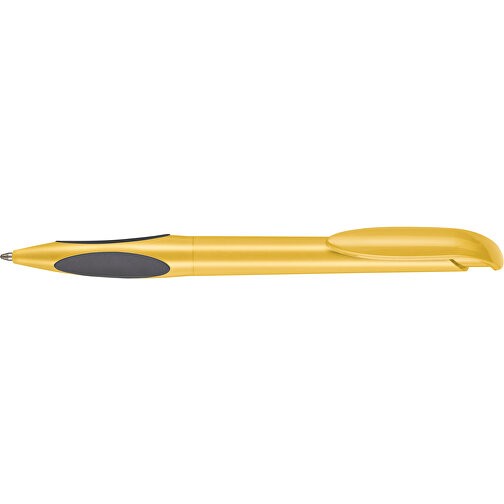 Kugelschreiber ATMOS , Ritter-Pen, apricot-gelb, ABS-PP-Kunststoff, 14,50cm (Länge), Bild 3