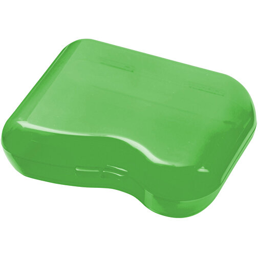 Dose 'C-Box' , trend-grün PP, Kunststoff, 10,10cm x 3,00cm x 7,80cm (Länge x Höhe x Breite), Bild 1