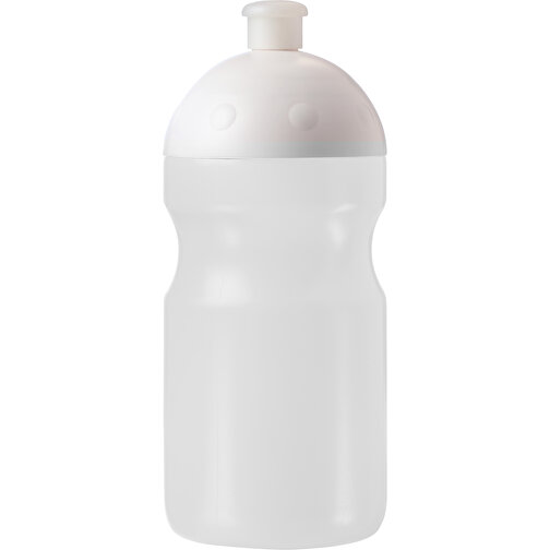 Trinkflasche 'Fitness' 0,5 L Mit Saugverschluss , transparent-milchig, Kunststoff, 17,50cm (Höhe), Bild 1