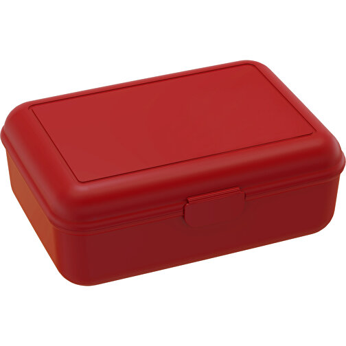 Vorratsdose 'School-Box' Deluxe, Ohne Trennschale , standard-rot, Kunststoff, 19,00cm x 7,00cm x 13,90cm (Länge x Höhe x Breite), Bild 1