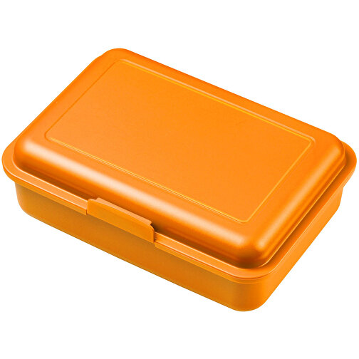 Vorratsdose 'School-Box' Mittel , standard-orange, Kunststoff, 16,00cm x 5,00cm x 11,60cm (Länge x Höhe x Breite), Bild 1