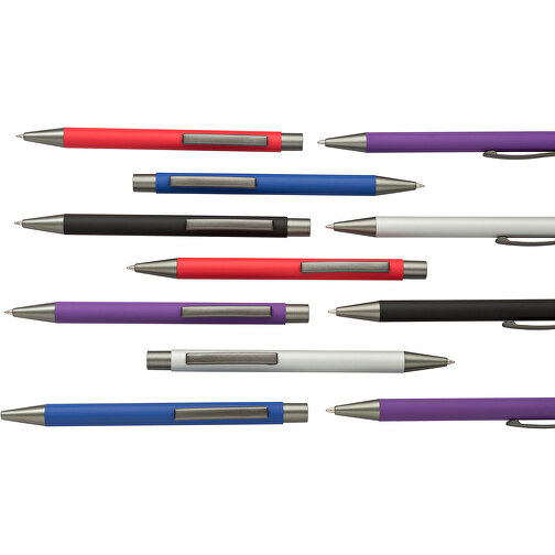 Kugelschreiber Seattle Soft Touch , Promo Effects, rot, Metall, 13,50cm x 0,80cm (Länge x Breite), Bild 5