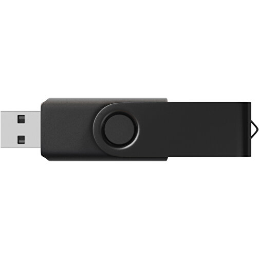 USB-Stick Swing Color 8GB , Promo Effects MB , schwarz MB , 8 GB , Kunststoff/ Aluminium MB , 3 - 10 MB/s MB , 5,70cm x 1,00cm x 1,90cm (Länge x Höhe x Breite), Bild 3