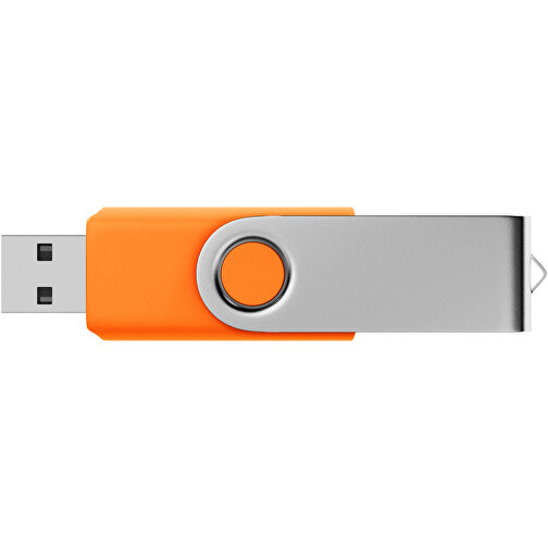 USB-Stick SWING 2.0 4 GB , Promo Effects MB , orange MB , 4 GB , Kunststoff, Metall MB , 3 - 10 MB/s MB , 5,80cm x 1,09cm x 1,90cm (Länge x Höhe x Breite), Bild 3