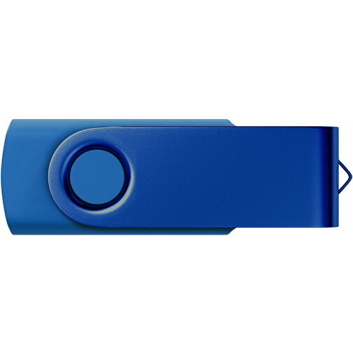 USB-Stick Swing Color 32GB , Promo Effects MB , blau MB , 32 GB , Kunststoff/ Aluminium MB , 3 - 10 MB/s MB , 5,70cm x 1,00cm x 1,90cm (Länge x Höhe x Breite), Bild 2