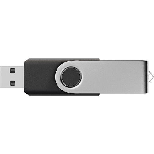 USB-Stick SWING 3.0 32 GB , Promo Effects MB , schwarz MB , 32 GB , Kunststoff, Metall MB , 10 - 45 MB/s MB , 5,80cm x 1,09cm x 1,90cm (Länge x Höhe x Breite), Bild 3