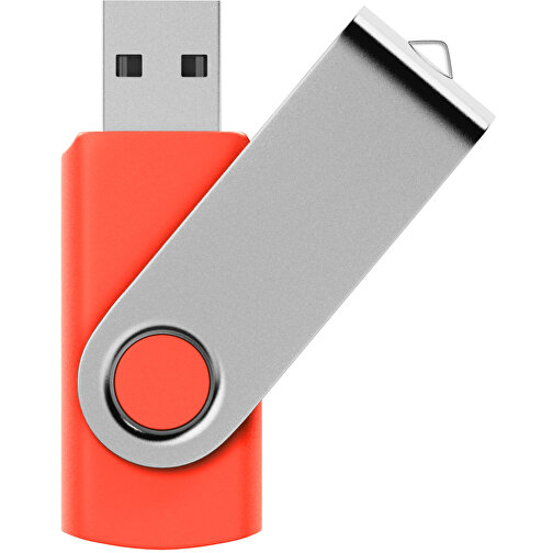 USB-Stick SWING 3.0 8 GB , Promo Effects MB , rot MB , 8 GB , Kunststoff, Metall MB , 10 - 45 MB/s MB , 5,70cm x 1,09cm x 1,90cm (Länge x Höhe x Breite), Bild 1