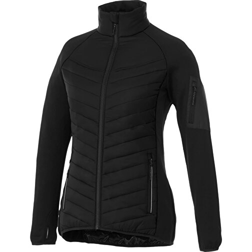 Banff Hybrid Wattierte Jacke Für Damen , schwarz, Dull cire-380T Woven mit wasserabweisendem und daunendichtem Finish 100% Nylon, 38 g/m2, Contrast fabric, Interlock Strick 94% Pol, S, , Bild 1