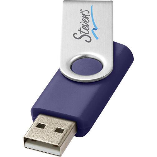 Rotate Basic 32 GB USB-Stick , royalblau MB , 32 GB , Kunststoff, Aluminium MB , 5,80cm x 1,00cm x 1,90cm (Länge x Höhe x Breite), Bild 2