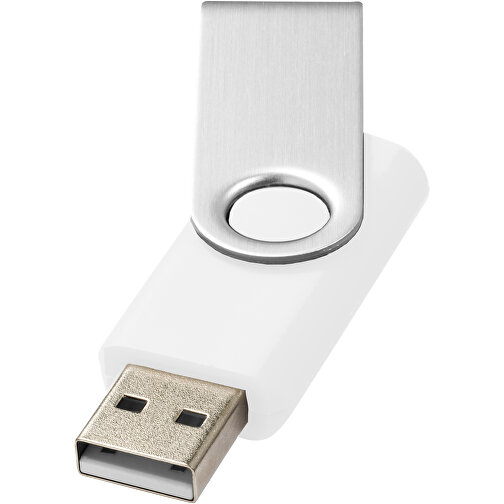 Rotate Basic 16 GB USB-Stick , weiss MB , 16 GB , Kunststoff, Aluminium MB , 5,80cm x 1,00cm x 1,90cm (Länge x Höhe x Breite), Bild 1