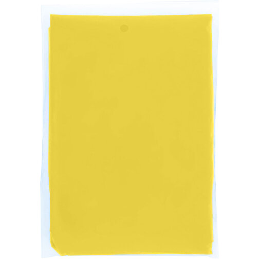 Ziva Einweg Regenponcho Mit Hülle , gelb, PE Kunststoff, 10,00cm x 15,00cm x 0,50cm (Länge x Höhe x Breite), Bild 4