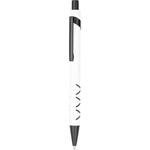Kugelschreiber Karlstad Bunt , Promo Effects, weiß, Aluminium/Kunststoff, 14,00cm (Länge), Bild 1