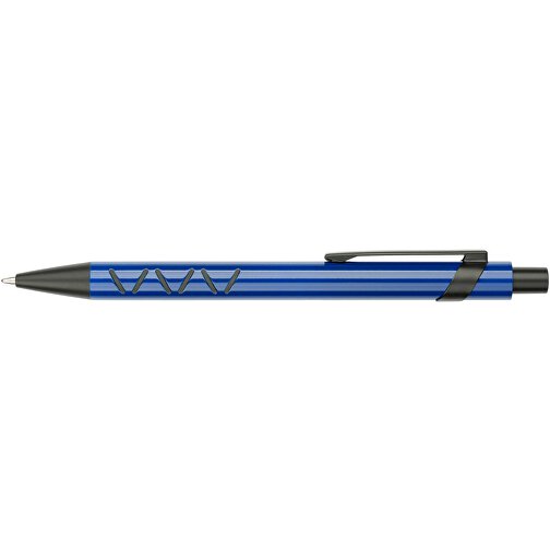 Kugelschreiber Karlstad Bunt , Promo Effects, blau, Aluminium/Kunststoff, 14,00cm (Länge), Bild 3