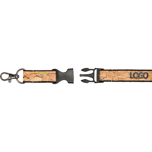 Schlüsselband Cork , Promo Effects, nach Wunsch, Polyester/Kork, 52,00cm x 2,00cm (Länge x Breite), Bild 7