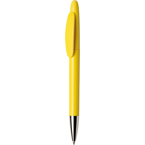 Hudson Kugelschreiber - Recycelt , Green&Good, gelb, biologisch abbaubares Plastik, 14,00cm x 1,10cm x 1,10cm (Länge x Höhe x Breite), Bild 1