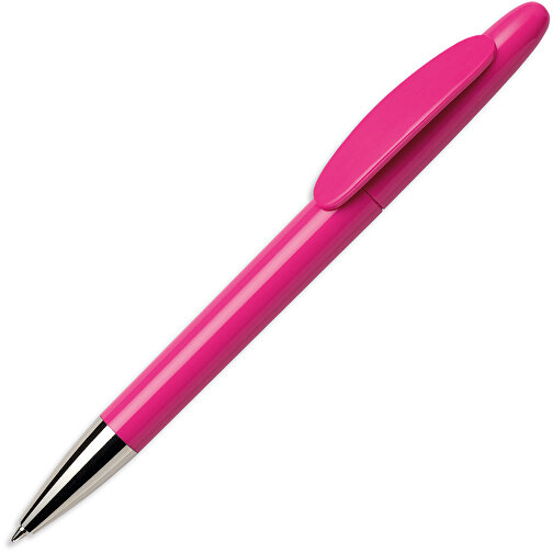 Hudson Kugelschreiber - Recycelt , Green&Good, pink, biologisch abbaubares Plastik, 14,00cm x 1,10cm x 1,10cm (Länge x Höhe x Breite), Bild 2