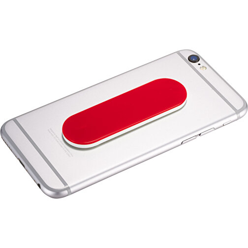 Compress Smartphonehalterung , rot, ABS Kunststoff, 8,10cm x 0,44cm x 2,50cm (Länge x Höhe x Breite), Bild 4