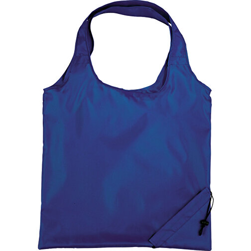 Bungalow Faltbare Polyester Tragetasche 7L , royalblau, 210D Polyester, 38,00cm x 40,60cm (Länge x Höhe), Bild 1