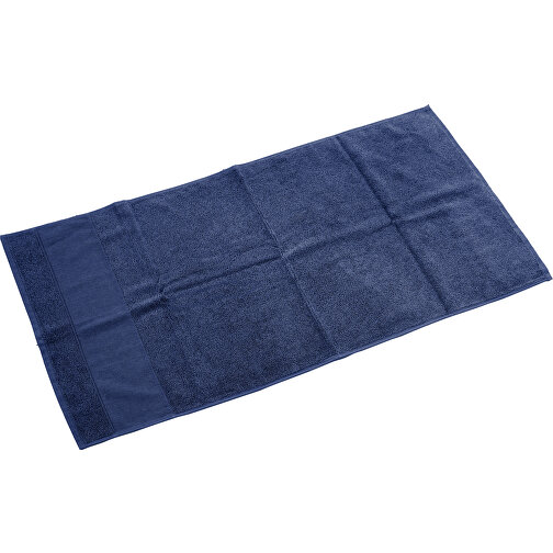 Handtuch Mari 50 X 100 Cm Dunkelblau , blau, 100 % Baumwolle, 26,00cm x 4,00cm x 19,00cm (Länge x Höhe x Breite), Bild 2