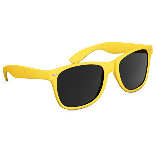 SunShine Soft-Touch - UV 400 , Promo Effects, gelb Soft-Touch, Rahmen aus Polycarbonat und Glass aus AC, 14,50cm x 4,80cm x 15,00cm (Länge x Höhe x Breite), Bild 2