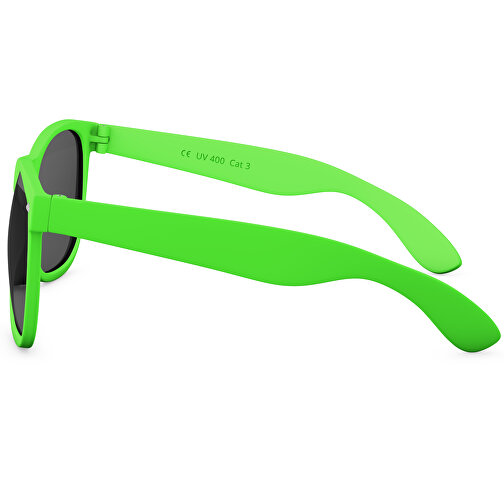 SunShine Soft-Touch - UV 400 , Promo Effects, grün Soft-Touch, Rahmen aus Polycarbonat und Glass aus AC, 14,50cm x 4,80cm x 15,00cm (Länge x Höhe x Breite), Bild 3