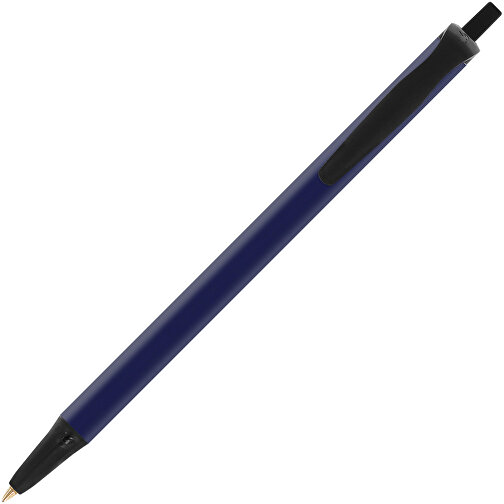 BIC® Clic Stic Kugelschreiber , BiC, marineblau/schwarz, Kunststoff, 14,00cm x 1,20cm (Länge x Breite), Bild 2