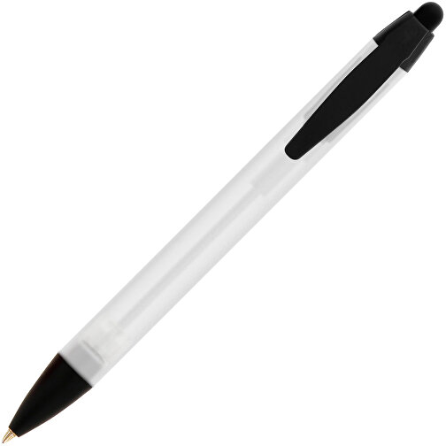 BIC® Wide Body™ Kugelschreiber , BiC, gefr. transparent/weiss, Kunststoff, 14,20cm x 1,50cm (Länge x Breite), Bild 2