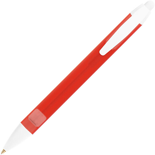 BIC® Wide Body™ Kugelschreiber , BiC, gefr. rot/weiß, Kunststoff, 14,20cm x 1,50cm (Länge x Breite), Bild 2