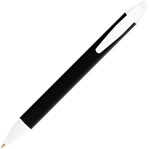 BIC® Wide Body™ Kugelschreiber , BiC, schwarz/weiß, Kunststoff, 14,20cm x 1,50cm (Länge x Breite), Bild 2