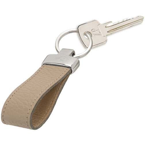 Schlüsselanhänger , sand, Donato Rindleder, 8,50cm x 2,50cm (Länge x Breite), Bild 1