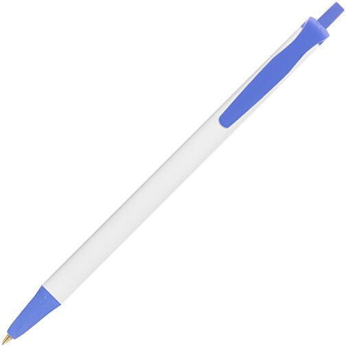 BIC® Clic Stic Digital Kugelschreiber , BiC, weiss/blau, Kunststoff, 14,00cm x 1,20cm (Länge x Breite), Bild 2