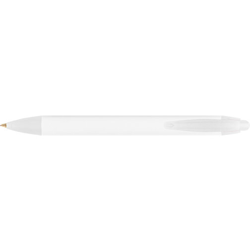 BIC® Wide Body™ Digital Kugelschreiber , BiC, weiss/gefr. transparent, Kunststoff, 14,20cm x 1,50cm (Länge x Breite), Bild 3