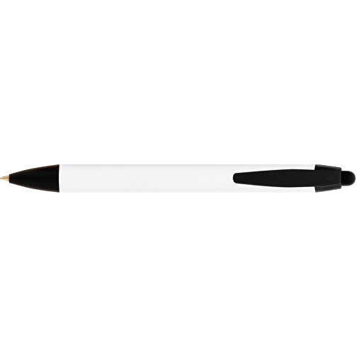 BIC® Wide Body™ Digital Kugelschreiber , BiC, weiß/schwarz, Kunststoff, 14,20cm x 1,50cm (Länge x Breite), Bild 3