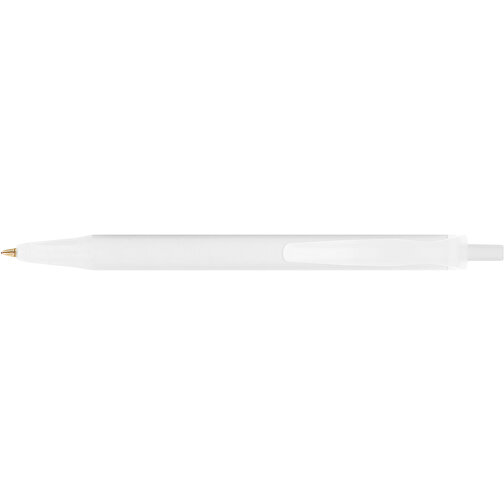 BIC® Clic Stic Mini Digital Kugelschreiber , BiC, weiß/gefr. transparent, Kunststoff, 11,20cm x 1,20cm (Länge x Breite), Bild 3