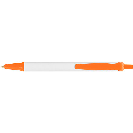 BIC® Clic Stic Mini Digital Kugelschreiber , BiC, weiß/orange, Kunststoff, 11,20cm x 1,20cm (Länge x Breite), Bild 3
