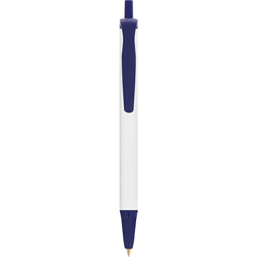 BIC® Clic Stic Mini Digital Kugelschreiber , BiC, weiß/marineblau, Kunststoff, 11,20cm x 1,20cm (Länge x Breite), Bild 1